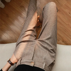 Harrow Herringbone Wool Trousers - Timeless Style, Classic Tailored Fit