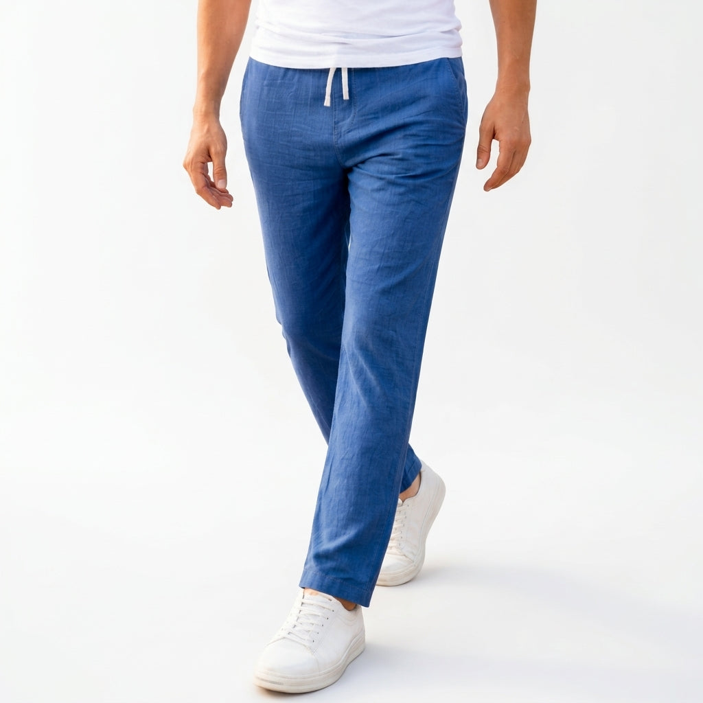 Oliver Cotton Drawstring Trousers – Everyday Comfort and Easy Fit