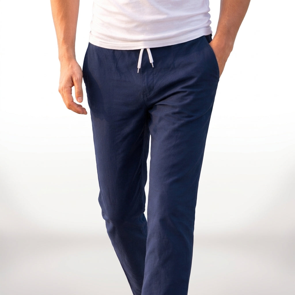 Oliver Cotton Drawstring Trousers – Everyday Comfort and Easy Fit