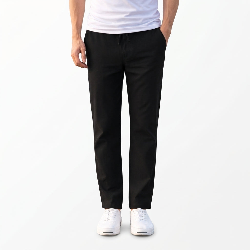 Oliver Cotton Drawstring Trousers – Everyday Comfort and Easy Fit
