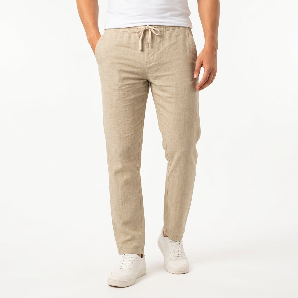 Oliver Cotton Drawstring Trousers – Everyday Comfort and Easy Fit