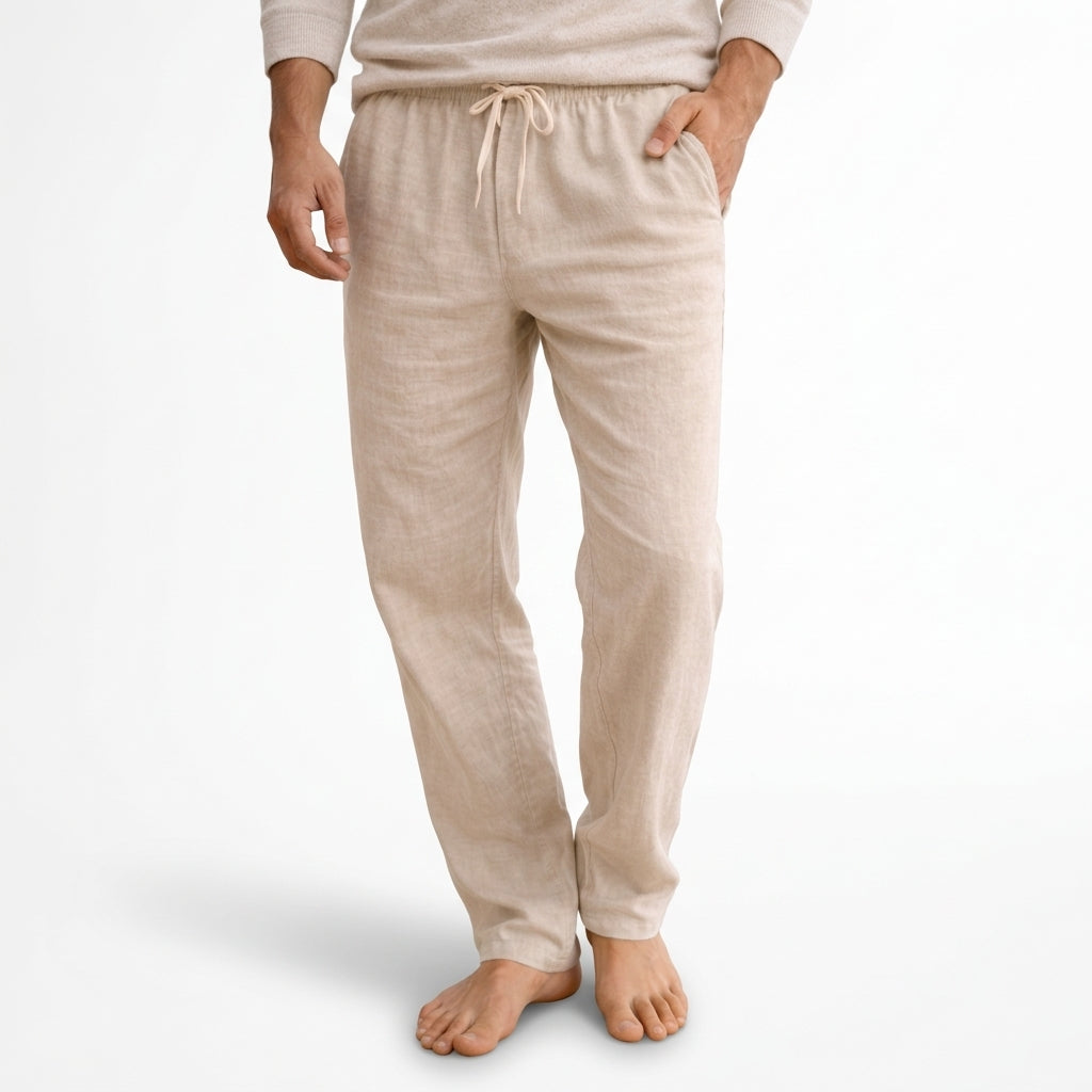 Oliver Linen Trousers - Lightweight, Breathable Everyday Pants