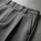 Heritage Wool Pleated Pants