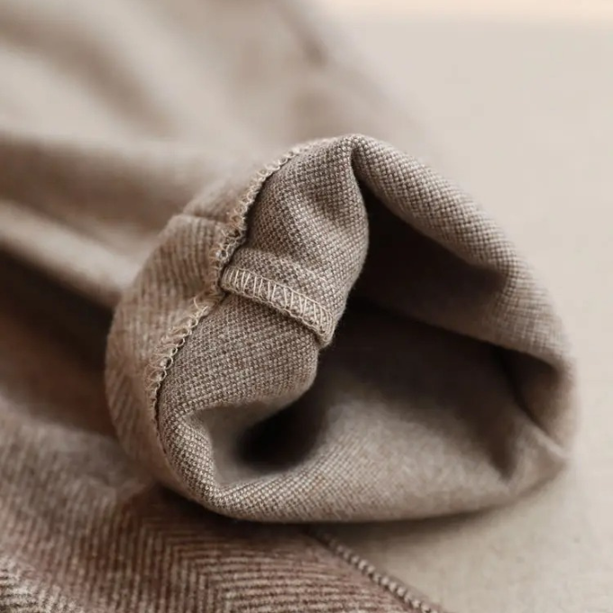 Harrow Herringbone Wool Trousers - Timeless Style, Classic Tailored Fit
