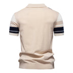 Marzio Contrast-Knit Polo Shirt
