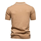 Marzio Contrast-Knit Polo Shirt