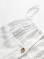 Darling Linen Mini Dress - Effortless Minimal Chic