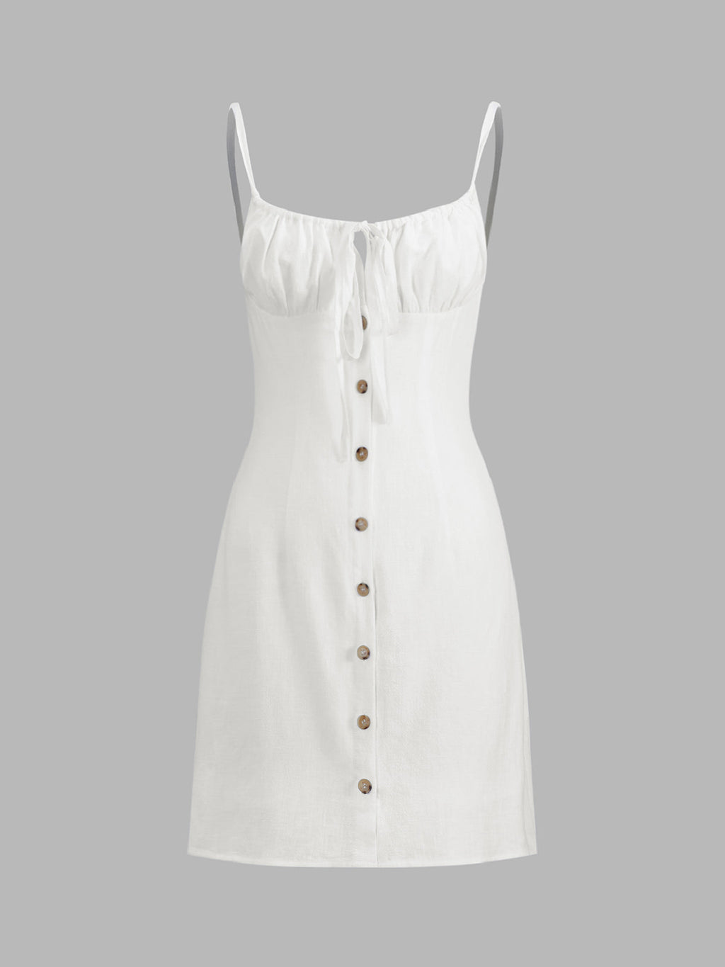 Darling Linen Mini Dress - Effortless Minimal Chic