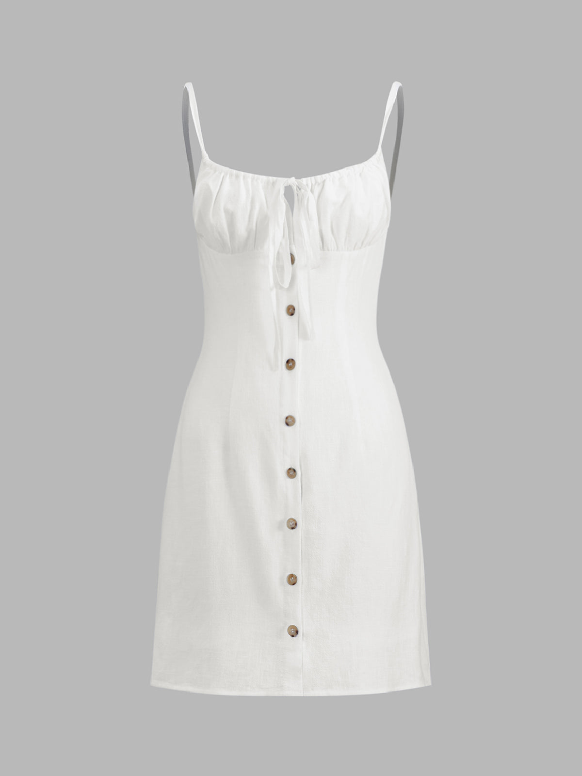 Darling Linen Mini Dress - Effortless Minimal Chic