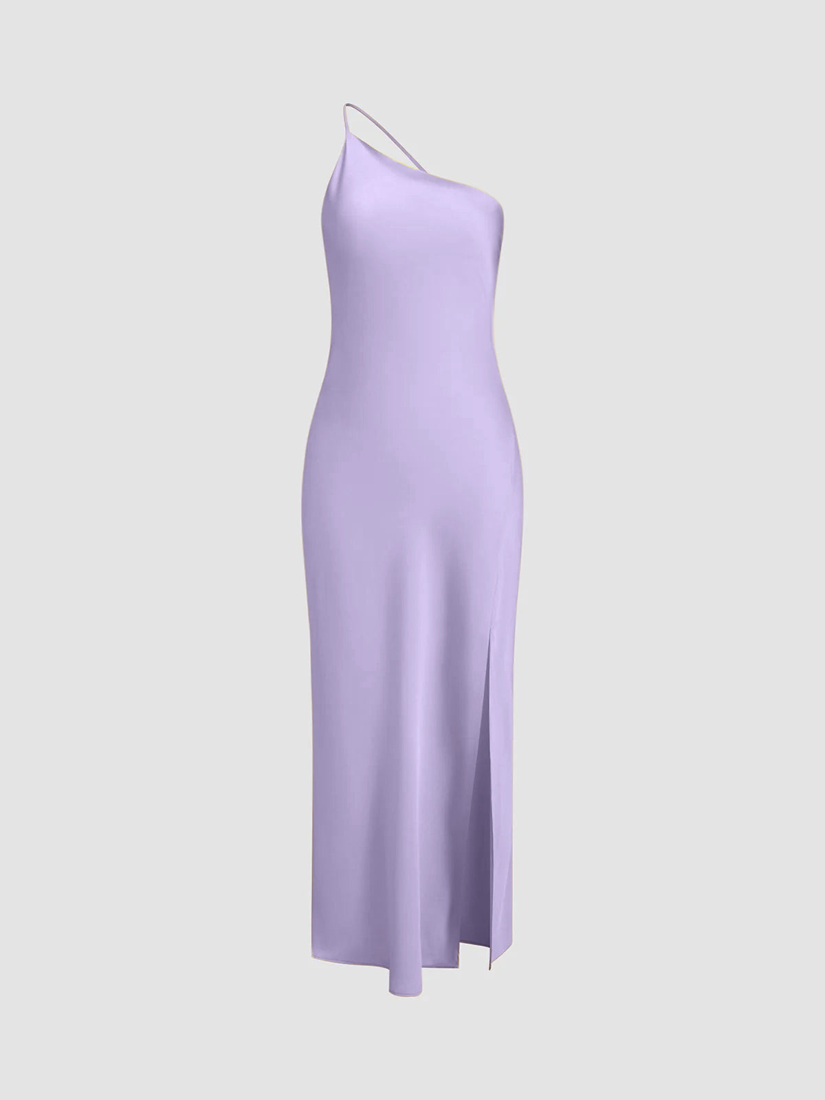 Moonlight Open-Back Satin Slit Maxi Dress - Elegant Evening Gown