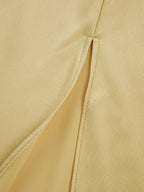 Moonlight Open-Back Satin Slit Maxi Dress - Elegant Evening Gown