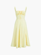Ruched Cup Detail Maxi Sundress