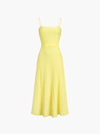 Ribbed Knit Midi Sundress