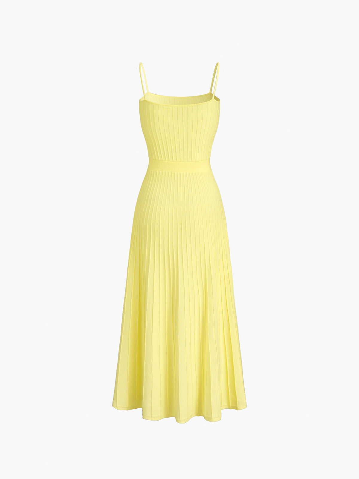 Ribbed Knit Midi Sundress