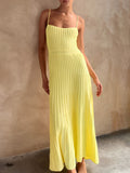 Ribbed Knit Midi Sundress