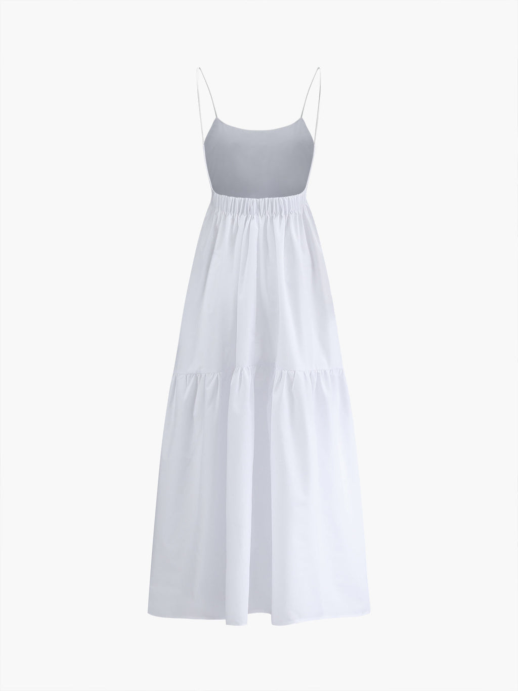Elegant Solid Backless Maxi Dress