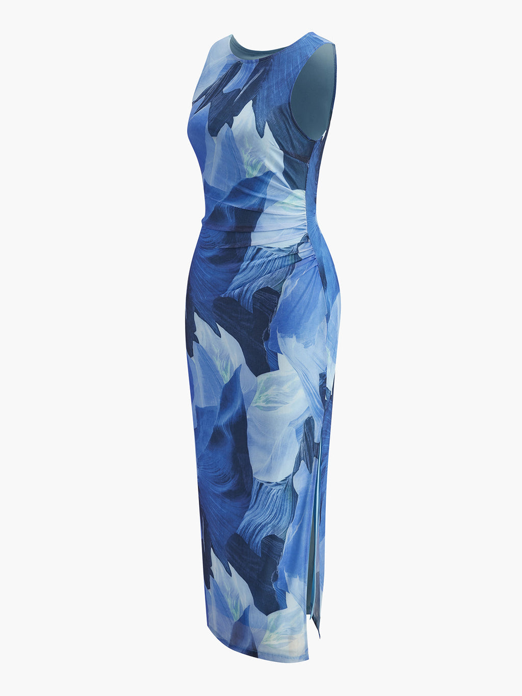 Chic Floral Print Sleeveless Dress - Effortless Summer Style