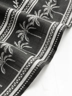 Tropical Palm Tree Print Sleeveless Mini Dress