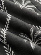 Tropical Palm Tree Print Sleeveless Mini Dress