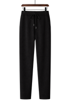 Premium Wool Knit Straight-Leg Pant