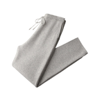 Premium Wool Knit Straight-Leg Pant
