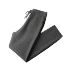 Premium Wool Knit Straight-Leg Pant