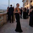 Solid Cutout Cami Maxi Dress lifestyle photo