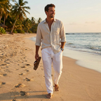Eligio Linen Trousers lifestyle photo