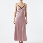 Open-Back Satin Maxi Dress catalog photo