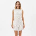 Floral Lace Sleeveless Mini Dress catalog photo