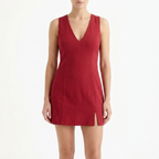 Flattering V-Neck Sleeveless Mini Dress catalog photo