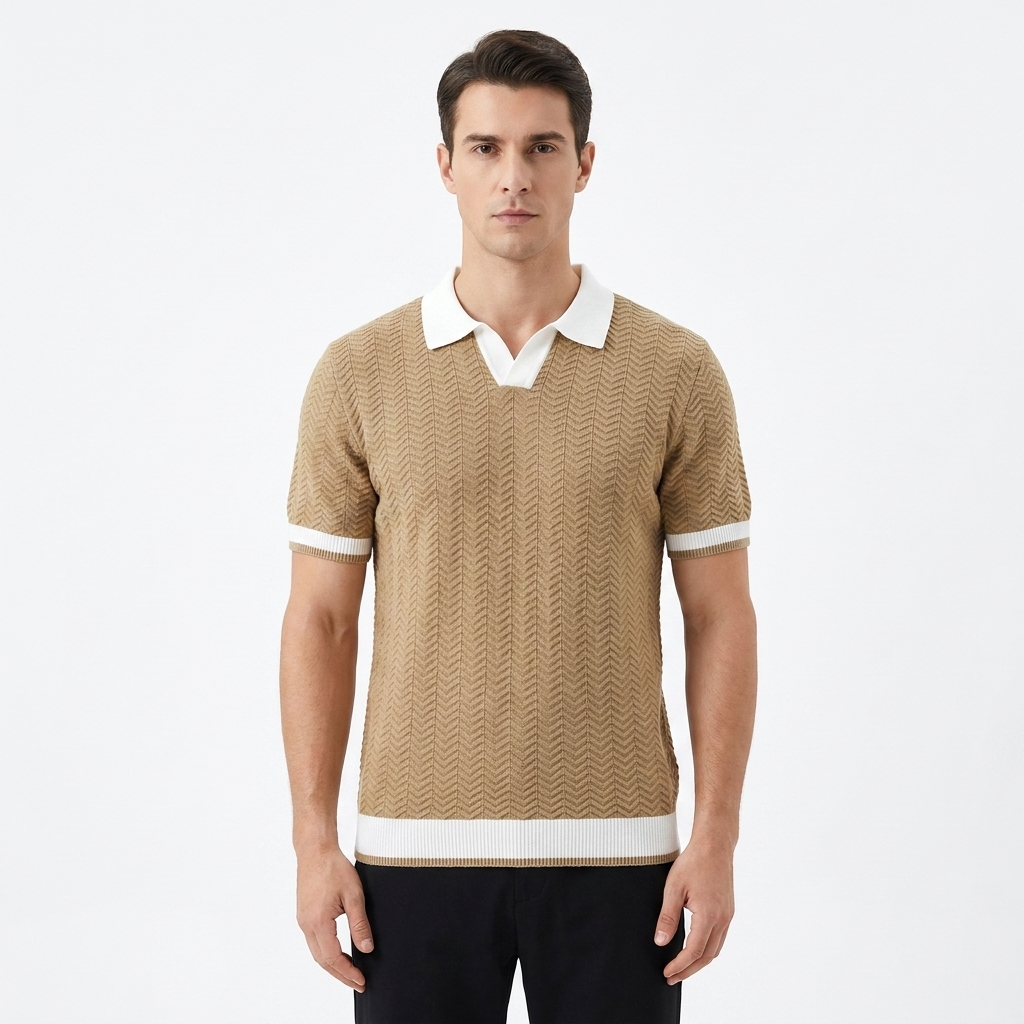 Valencia Knit Polo Shirt catalog photo