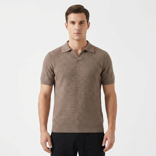 Alden Knit Polo Shirt catalog photo