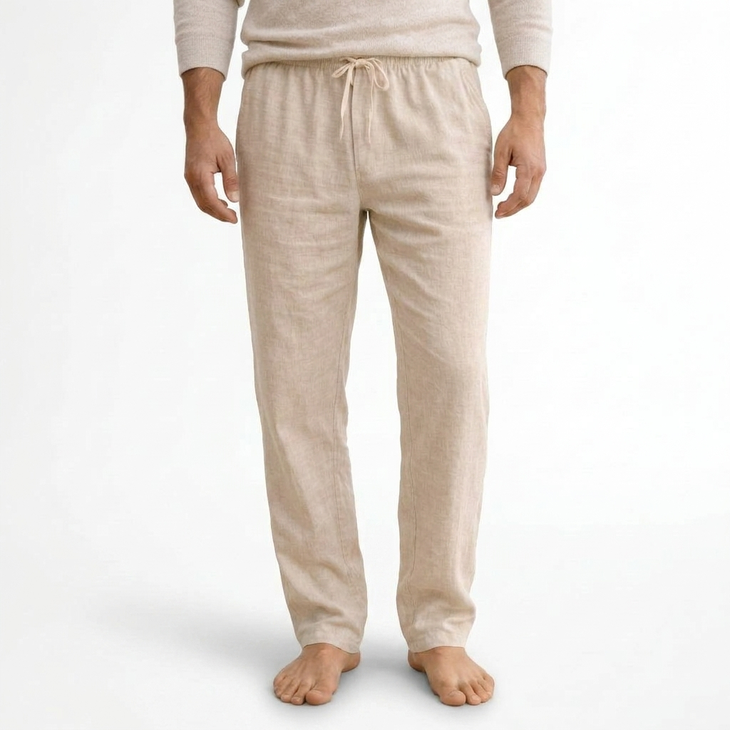 Oliver Linen Trousers - Lightweight, Breathable Everyday Pants catalog photo