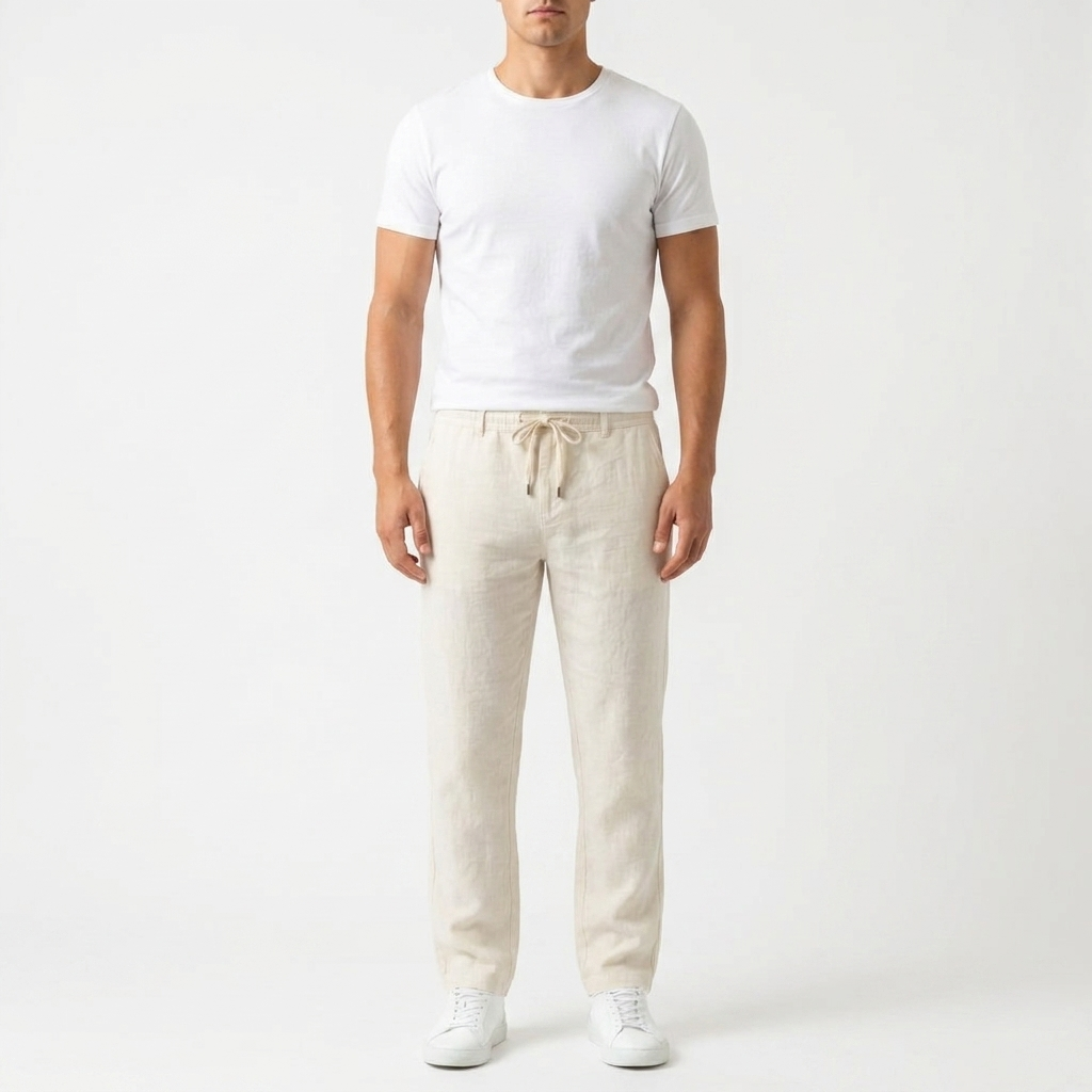 Oliver Cotton Drawstring Trousers catalog photo