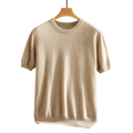 Maison Cachemire Tee – Luxe, Ultra-Soft Cashmere T-Shirt