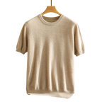 Maison Cachemire Tee – Luxe, Ultra-Soft Cashmere T-Shirt