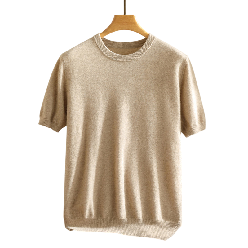Maison Cachemire Tee – Luxe, Ultra-Soft Cashmere T-Shirt