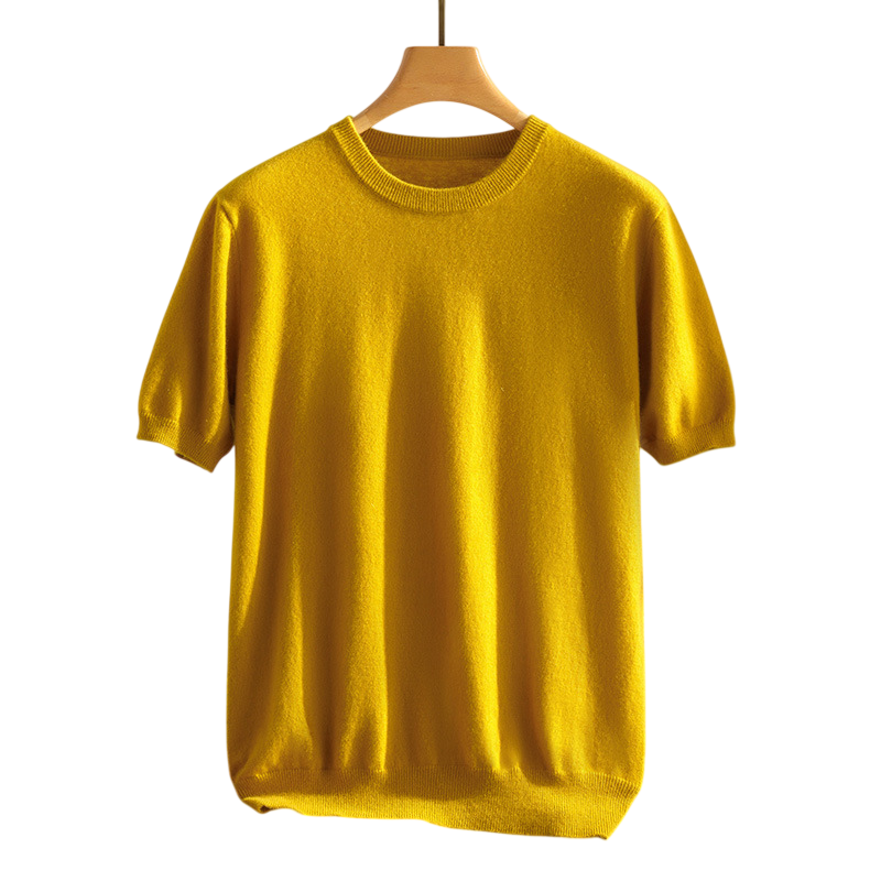 Maison Cachemire Tee – Luxe, Ultra-Soft Cashmere T-Shirt