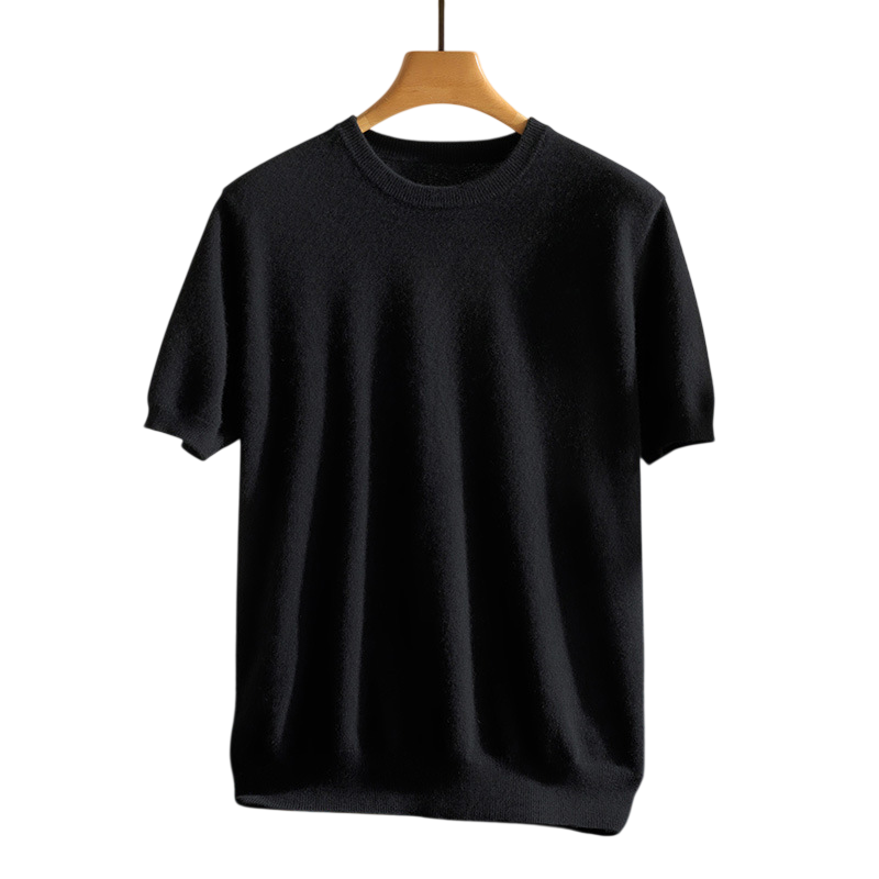 Maison Cachemire Tee – Luxe, Ultra-Soft Cashmere T-Shirt