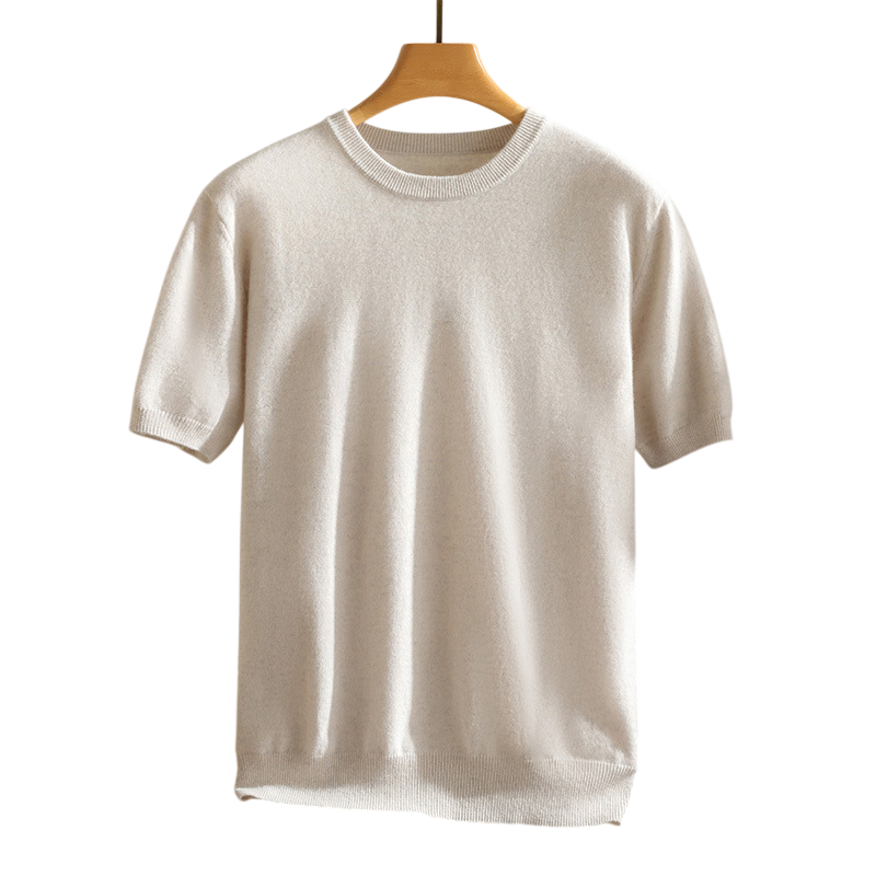 Maison Cachemire Tee – Luxe, Ultra-Soft Cashmere T-Shirt