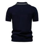 Marzio Contrast-Knit Polo Shirt