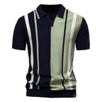 Marzio Contrast-Knit Polo Shirt