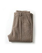 Harrow Herringbone Wool Trousers - Timeless Style, Classic Tailored Fit